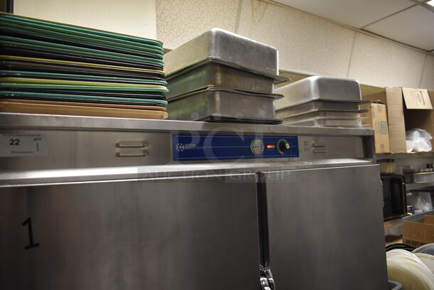 Wittco Stainless Steel Commercial 4 Half Size Reach In Warming Cabinet w/ Racks on Commercial Casters. Tested and Working! (kitchen #2) - Image 2 of 9