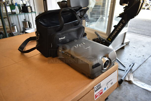 InFocus LP280 Projector in Bag.  - Image 2 of 7