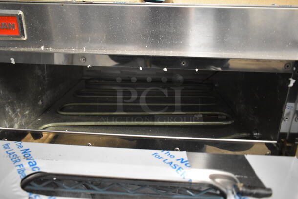 BRAND NEW SCRATCH AND DENT! 2023 Omcan M50/13-M Stainless Steel Commercial Countertop Electric Powered Pizza Oven. 230 Volts, 1 Phase.  - Image 5 of 6