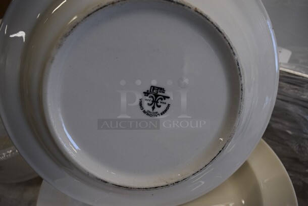 11 Homer Laughlin White Ceramic Pasta Plates. 9.5x9.5x1.5. 11 Times Your Bid! - Image 3 of 3