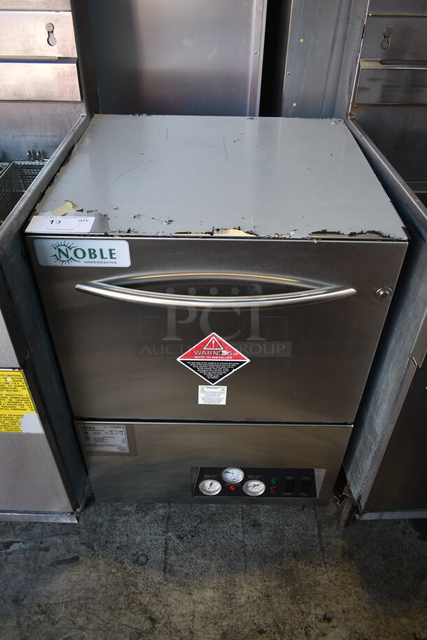2019 Noble Wareforce UH30-FND Stainless Steel Commercial Undercounter Dishwasher. 208/230 Volts, 1 Phase. 