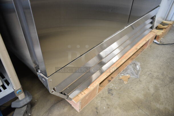 BRAND NEW SCRATCH AND DENT! 2024 Mainstreet 829BMR49F Stainless Steel Commercial 54" Solid Door Reach-In Freezer w/ Poly Coated Racks. 115 Volts, 1 Phase. Tested and Working! - Image 4 of 10