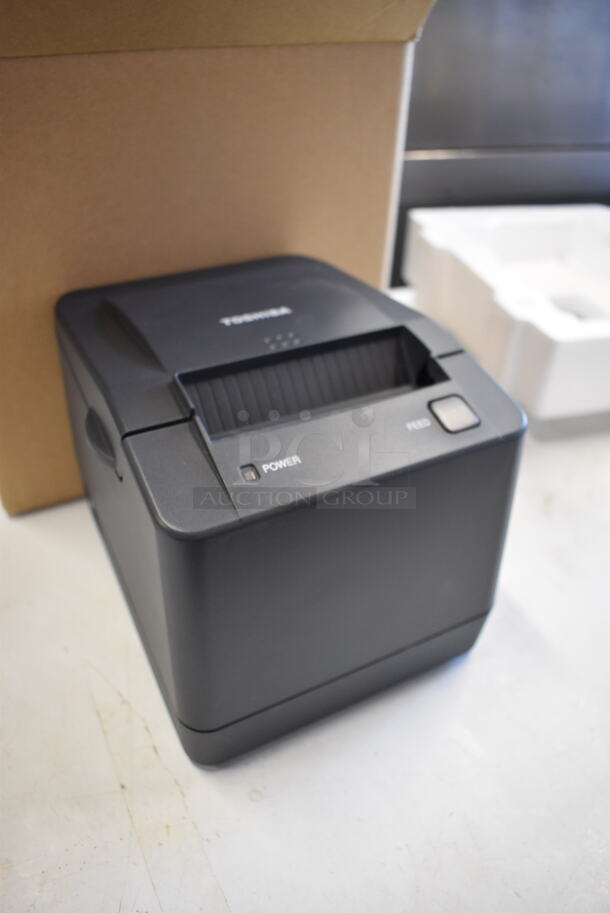 3 BRAND NEW IN BOX! Toshiba TRST-A00-DC-QM-R Receipt Printer. 6x8x6. 3 Times Your Bid! - Image 3 of 7