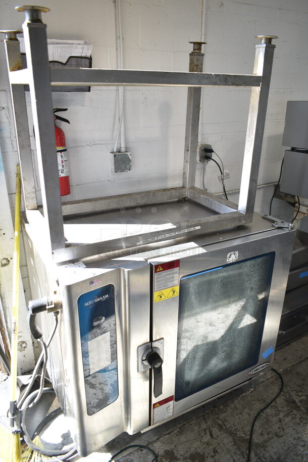 Alto Shaam 10.10 ESI Stainless Steel Commercial Electric Powered Combitherm Convection Oven w/ Equipment Stand. 208-240 Volts, 3 Phase. - Image 3 of 7