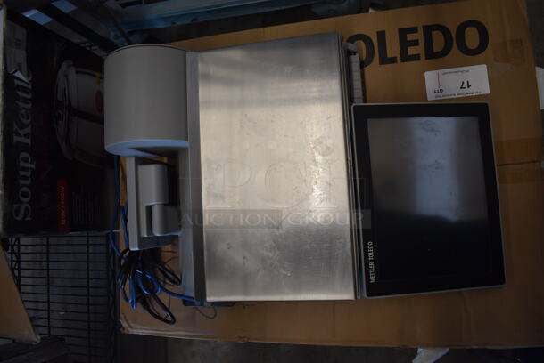 LIKE NEW IN BOX! Mettler Toledo AM-5545 Stainless Steel Commercial Countertop Food Portioning Scale. 100-240 Volts, 1 Phase. 17x25x7. Tested and Working! - Image 5 of 7