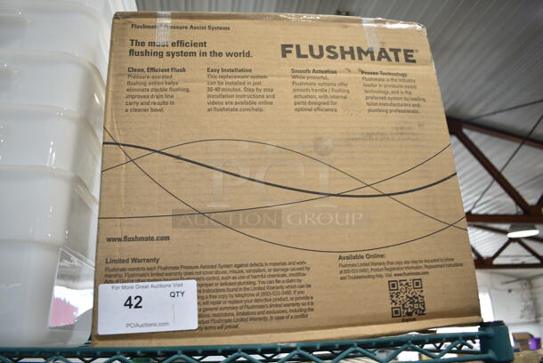 BRAND NEW SCRATCH AND DENT! Flushmate M-101526-F3B 503 Series 1.6 GPF Replacement System with Push Button - Image 2 of 3