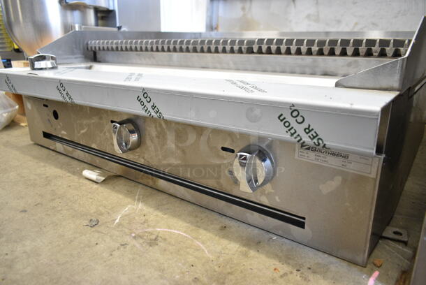 BRAND NEW! Southbend P36N-CCC Stainless Steel Commercial Countertop Natural Gas Powered Charbroiler Grill w/ Back Splash. Does Not Include Oven / Stand; See Pictures - Image 3 of 9