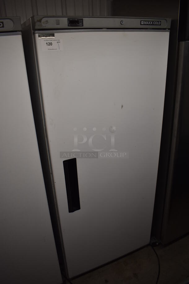 Maxx Cold MXX-23R Metal Commercial Single Door Reach In Cooler. 115 Volts, 1 Phase. 30x30x74. Tested and Working! - Image 3 of 7