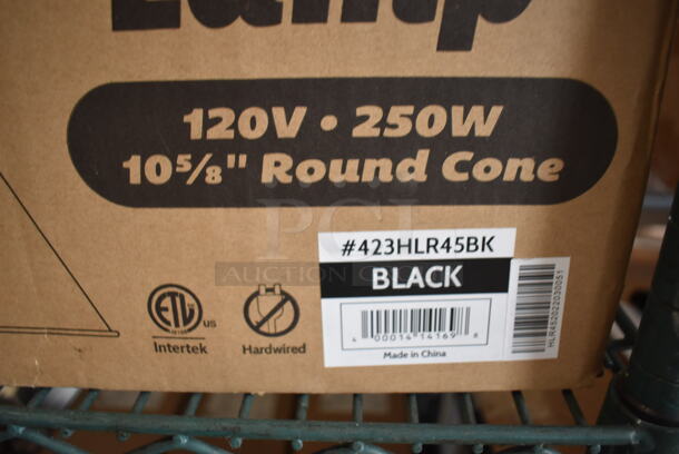 2 BRAND NEW IN BOX! Servit 423HLR45BK Ceiling Mount Heat Lamps. 2 Times Your Bid! - Image 2 of 3