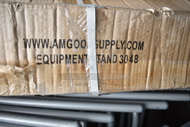 BRAND NEW SCRATCH AND DENT! AmGood 3048 Stainless Steel Equipment Stand. May Be Missing Pieces.  - Image 3 of 3