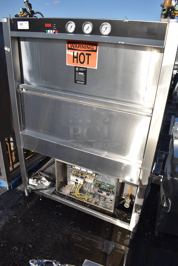 Douglas SD-20-IREL Stainless Steel Commercial Natural Gas Powered Pot and Pan Washer. 480 Volts, 3 Phase. 50x36x71 - Image 3 of 6