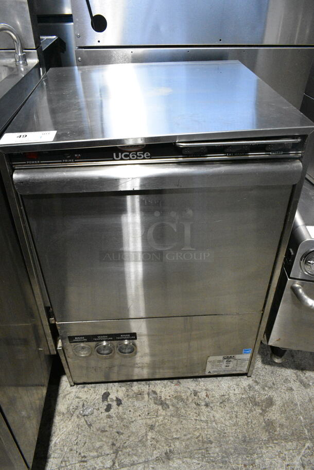 CMA UC65e ENERGY STAR Stainless Steel Commercial Undercounter Dishwasher. 115/208-230 Volts, 1 Phase.  - Image 1 of 7