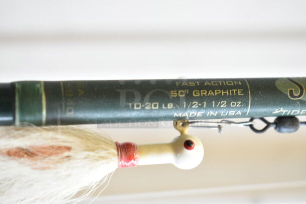 St Croix Fast Action Graphite Fishing Rod w/ Penn Sargus 4000 Reel.  - Image 12 of 12