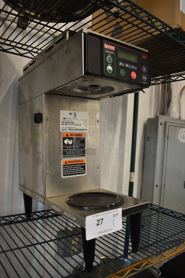 2017 Bunn AXIOM-35-2 Stainless Steel Commercial Countertop 2 Burner Coffee Machine. 120/208-240 Volts, 1 Phase. 8x19x24 - Image 4 of 7