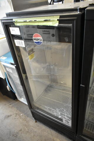 2017 True GDM-10-HC-LD ENERGY STAR Metal Commercial Single Door Reach In Cooler Merchandiser. 115 Volts, 1 Phase. Tested and Working!