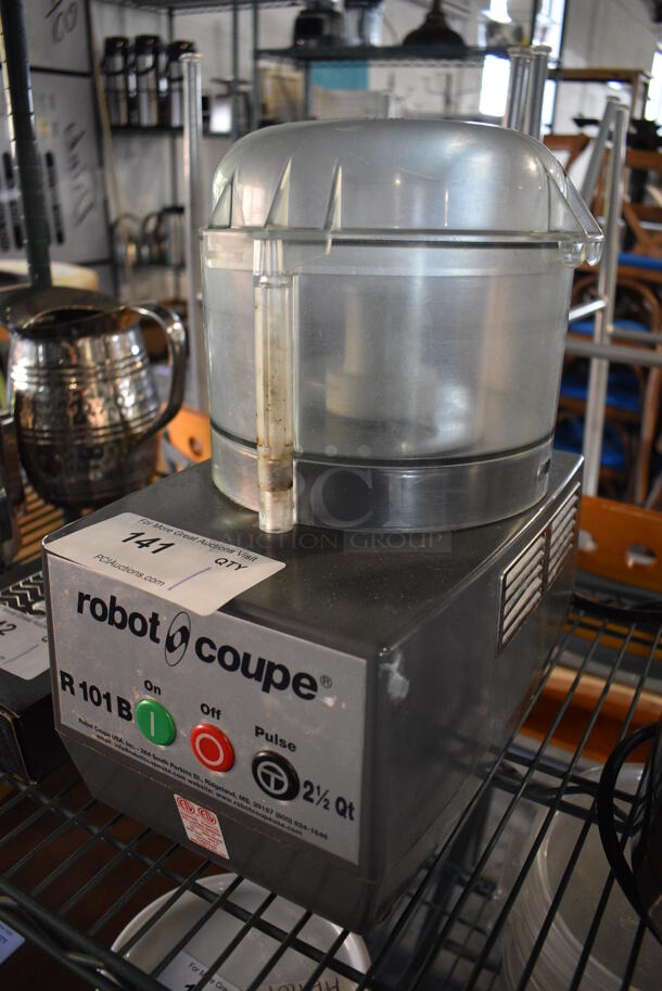 Robot Coupe Model R101B Metal Commercial Countertop Food Processor w/ Bowl, Lid and S Blade. 120 Volts, 1 Phase. 7.5x11x14. Tested and Working! - Image 2 of 6