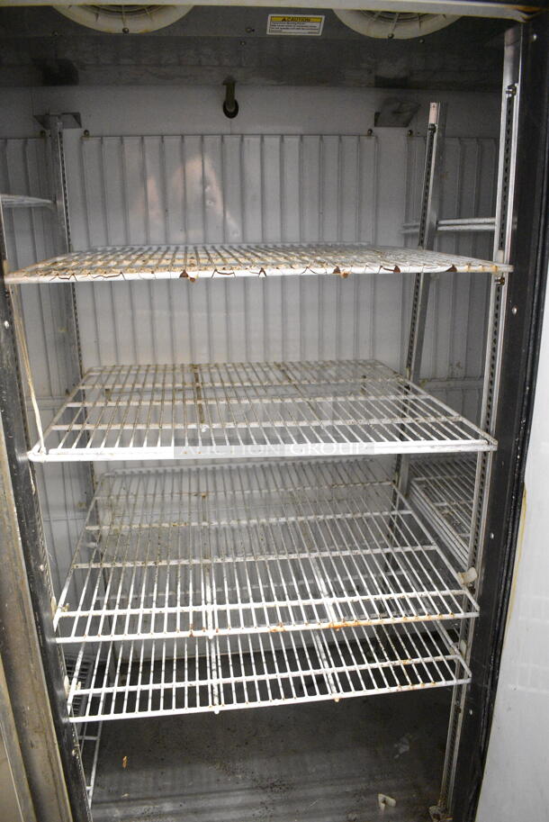Beverage Air KF74-5AS Stainless Steel Commercial 3 Door Reach In Freezer w/ Poly Coated Racks. 115/208-230 Volts, 1 Phase.  - Image 4 of 7