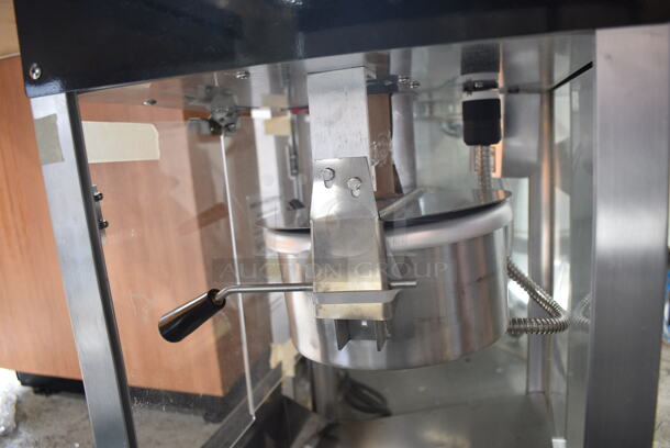 Metal Commercial Countertop Popcorn Machine Merchandiser. Tested and Working! - Image 2 of 5