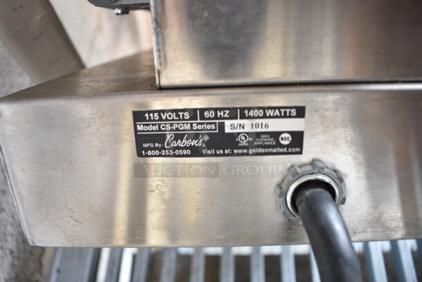 Carbons CS-PGM Stainless Steel Commercial Countertop Waffle Cone Maker. 115 Volts, 1 Phase. Tested and Working! - Image 4 of 4