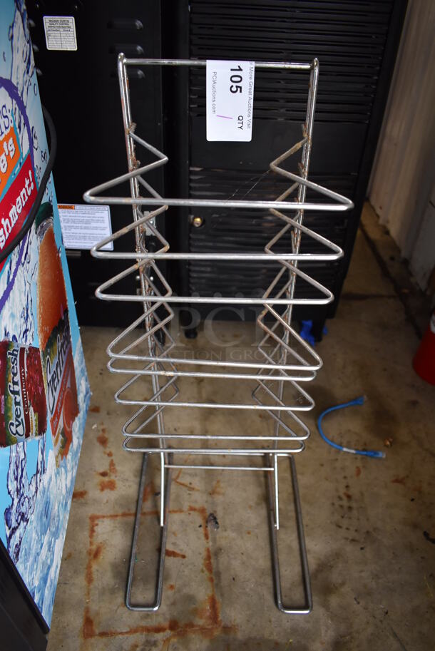 Metal Countertop Pizza Pan Rack. 12x13x28