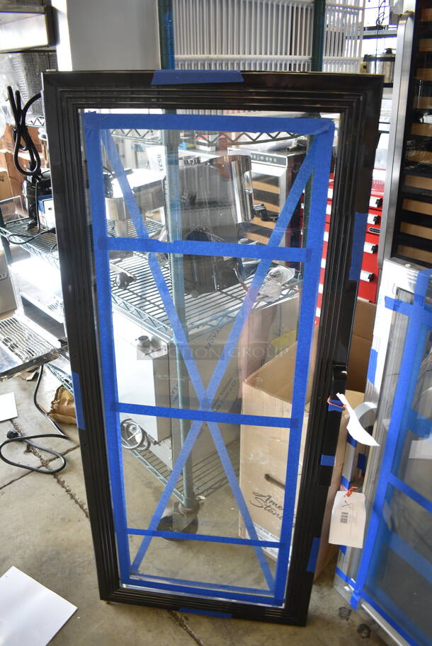 3 BRAND NEW SCRATCH AND DENT! Items; Avantco 17811290 Black Right-Hinged Glass Door for GDC-9F-HC, Avantco 17811001 Silver Right-Hinged Glass Door for GDC-9F-HC, Avantco 17811243 Black Left-Hinged Glass Door for GDC-10-HC. 3 Times Your Bid! - Image 7 of 8