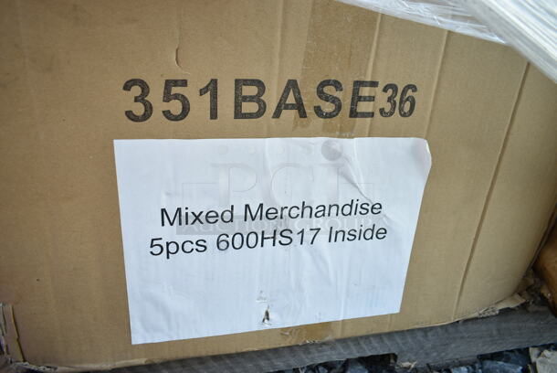 BRAND NEW SCRATCH AND DENT! Regency 351BASE36 36" Stainless Steel Open Base Equipment Stand. May Be Missing Pieces.  - Image 2 of 2