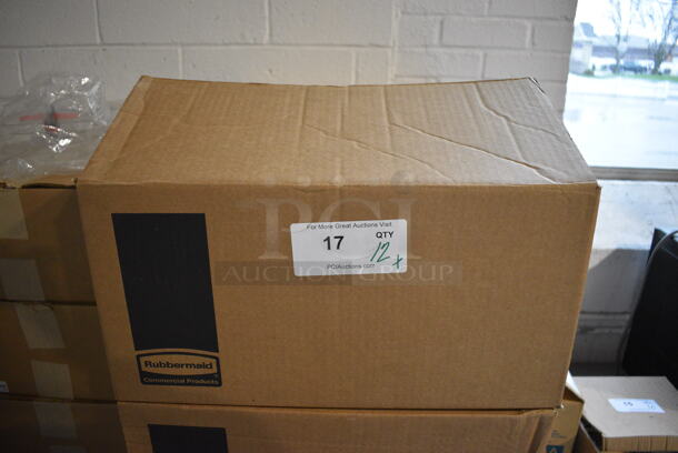 12 BRAND NEW IN BOX! Rubbermaid Green Microfiber Loop Dust Mops. 23x12. 12 Times Your Bid! - Image 5 of 5