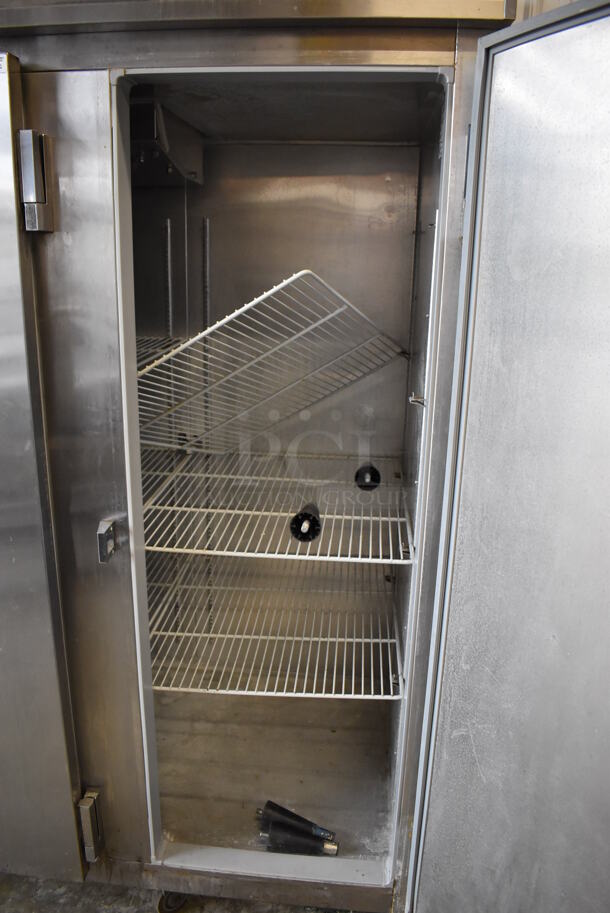 Continental 3F-R Stainless Steel Commercial 3 Door Reach In Freezer w/ Racks. Does Not Have Compressor. Goes GREAT w/ Lot 378! 115 Volts, 1 Phase. 78x36x78 - Image 5 of 8