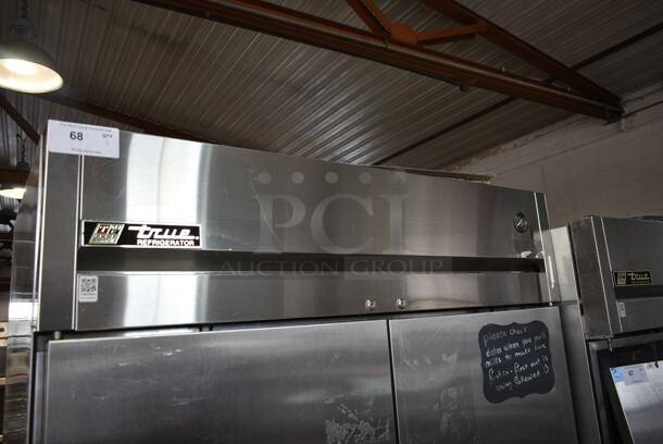 2011 True TG2R-2S ENERGY STAR Stainless Steel Commercial 2 Door Reach In Cooler w/ Poly Coated Racks on Commercial Casters. 115 Volts, 1 Phase. Tested and Working! - Image 2 of 8