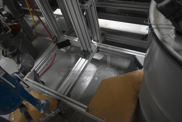 2016 Aba TFGESF-S1-X Gray Metal Commercial Floor Style Semiautomatic Net Weight Filling Machine on Commercial Casters. BUYER MUST REMOVE. - Image 7 of 9