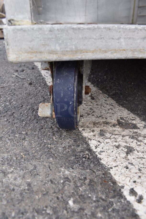 Metal Commercial Enclosed Pan Transport Rack on Commercial Casters. 21x27x66 - Image 5 of 5