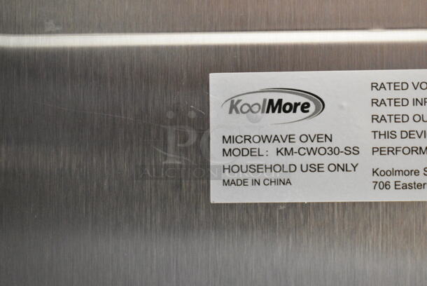BRAND NEW SCRATCH AND DENT! KoolMore KM-CWO30-SS 30 in. Built-in Microwave with Convection Oven and Air Fryer - Image 4 of 4