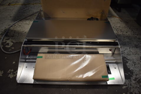 BRAND NEW IN BOX! Hobart 625A-1 Stainless Steel Commercial Countertop Wrapping Station. 115 Volts, 1 Phase. 22.5x26x4