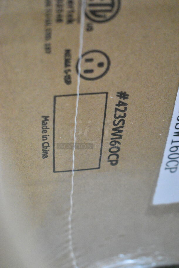 2 BRAND NEW IN BOX! ServIt 423SWI60CP Stainless Steel Commercial 60" High Wattage Strip Warmer with Adjustable Infinite Controls and Cord. 120 Volts, 1 Phase. 2 Times Your Bid! - Image 4 of 4