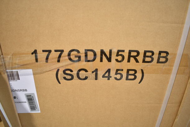 BRAND NEW IN BOX! Galaxy 177GDN5RBB Metal Commercial Single Door Reach In Cooler Merchandiser w/ Poly Coated Racks and LED Lighting. 110-120 Volts, 1 Phase. - Image 3 of 3