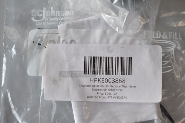 2 BRAND NEW SCRATCH AND DENT! Items; HPKE003868 Cleveland KE003868 Kit;Replace Thermister, HPKE550697 Cleveland KE55069-7 Sfy Tstat T1/Tr. 2 Times Your Bid! - Image 3 of 4