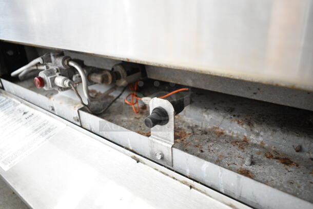 Dynamic Cooking Systems DCS 36-6-1N Stainless Steel Commercial Variable Gas Powered 6 Burner Range w/ Oven, Over Shelf and Back Splash.  - Image 5 of 7