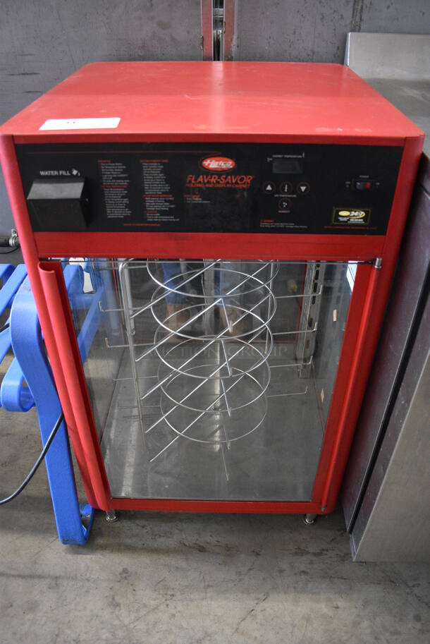 Hatco Flavor Savor Metal Commercial Countertop Heated Holding Display Cabinet Merchandiser. 22.5x24.5x36.5. Tested and Working!
