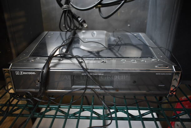 Emerson AM/FM Stereo Micro Audio System w/ Speakers. - Image 2 of 8