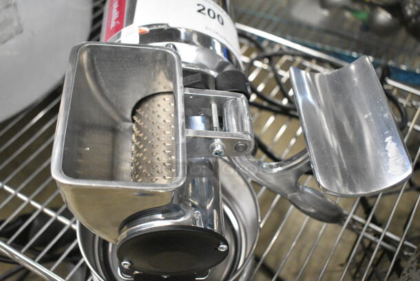BRAND NEW SCRATCH AND DENT! Estella 348CG12 Stainless Steel Commercial Countertop Hard Cheese Grater. 120 Volts, 1 Phase. Tested and Working! - Image 3 of 5