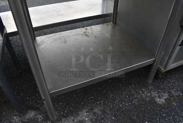 Stainless Steel Commercial Table w/ Metal Under Shelf. 36x30x38 - Image 4 of 4