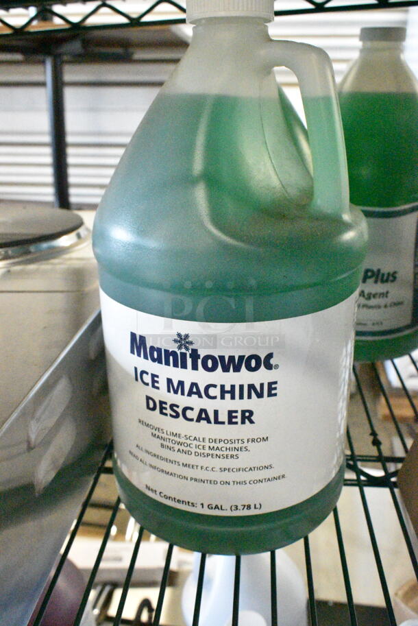 4 BRAND NEW SCRATCH AND DENT! Items Including 3 Manitowoc Descaler Jugs and 1 Noble Dry It Plus Wetting Agent Jug. 4 Times Your Bid! - Image 4 of 6