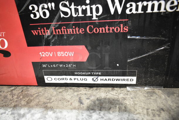 BRAND NEW SCRATCH AND DENT! Avantco 177SW36IN 36" Strip Warmer with Adjustable Infinite Control. 120 Volts, 1 Phase.  - Image 3 of 4