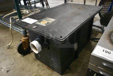 Zurnindu Model G702 Metal Commercial Grease Trap. 14.5x26x12