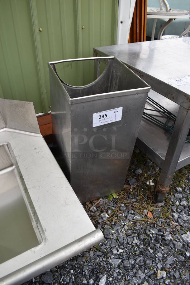 Metal Bin. 11x11x22 - Image 3 of 5