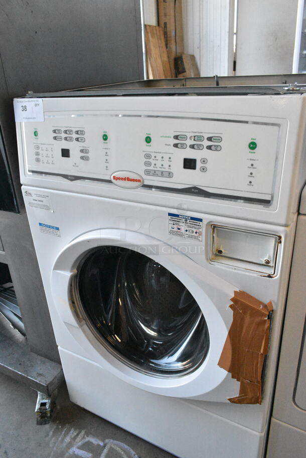 BRAND NEW SCRATCH AND DENT! Speed Queen Front Load Combo Washer and Dryer. 120/208-240 Volts.  - Image 6 of 7