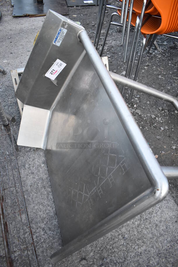 Stainless Steel Commercial Right Side Clean Side Dishwasher Table. Goes GREAT w/ Item 265! 24x30x43 - Image 3 of 4