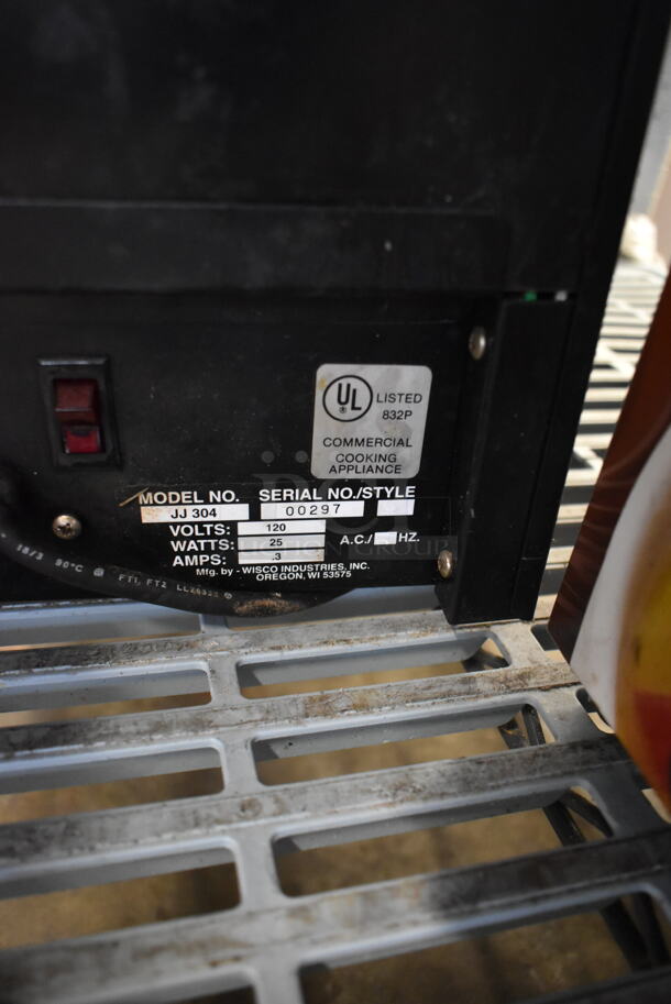 Wisco JJ 304 Metal Commercial Countertop Warming Display Case Merchandiser. 120 Volts, 1 Phase. Tested and Working! - Image 3 of 3