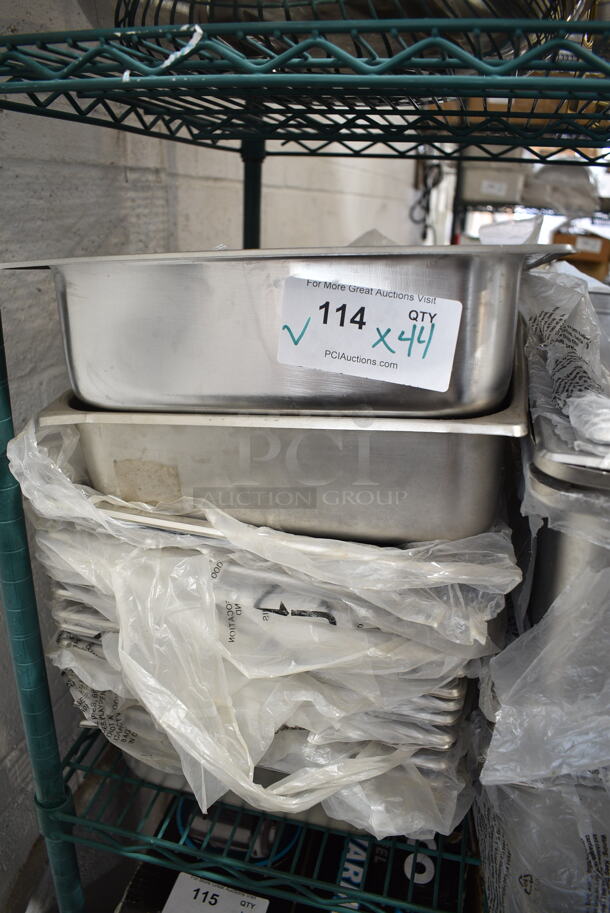 44 BRAND NEW! Various Full Size Stainless Steel Drop In Bins. 44 Times Your Bid!  - Image 3 of 10