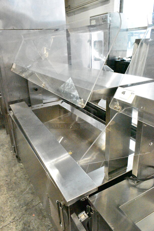 Vollrath 36165-00001-EFA Stainless Steel Refrigerated Buffet Station on Commercial Casters. 120 Volts, 1 Phase. Tested and Working!
 - Image 3 of 12